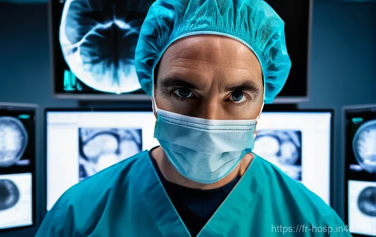 신경과와 신경외과 차이점 - **A highly detailed, realistic image of a female neurologist, late 30s, with short brown hair and in...