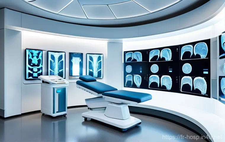 최신 MRI 장비 스펙 비교 - **Prompt: "A state-of-the-art 7 Tesla MRI machine in a modern, brightly lit clinical setting. The ma...